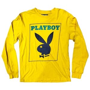 PLAYBOY by PACSUN Long Sleeve Shirt Box Logo